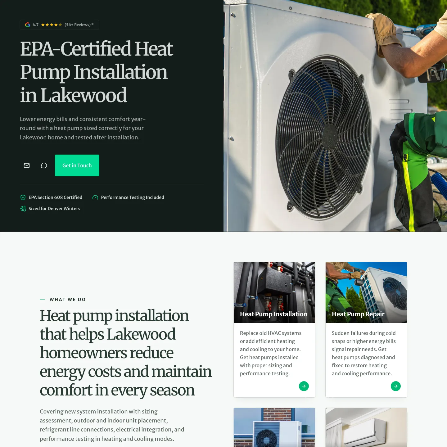 Lakewood Heat Pumps