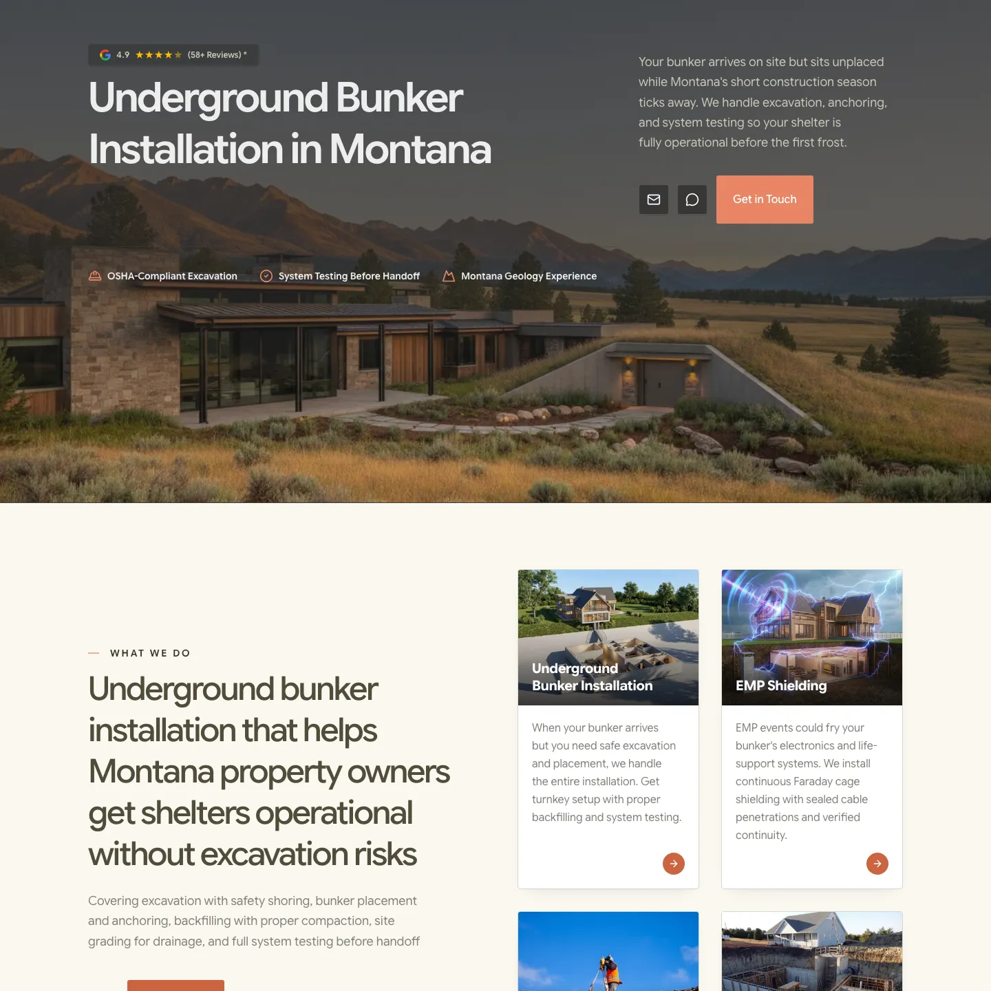 Luxury Bunkers Montana