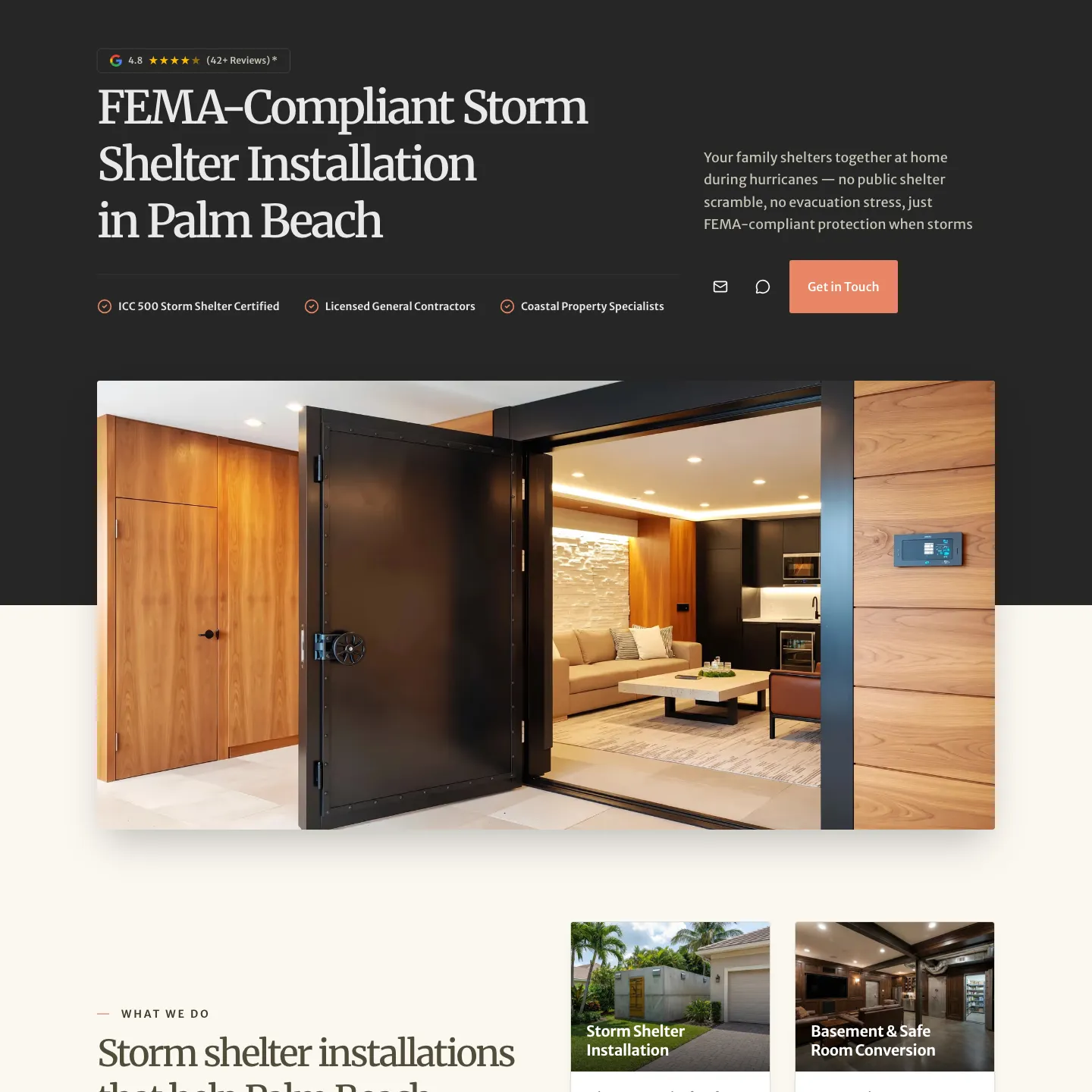 Palm Beach Storm Shelters