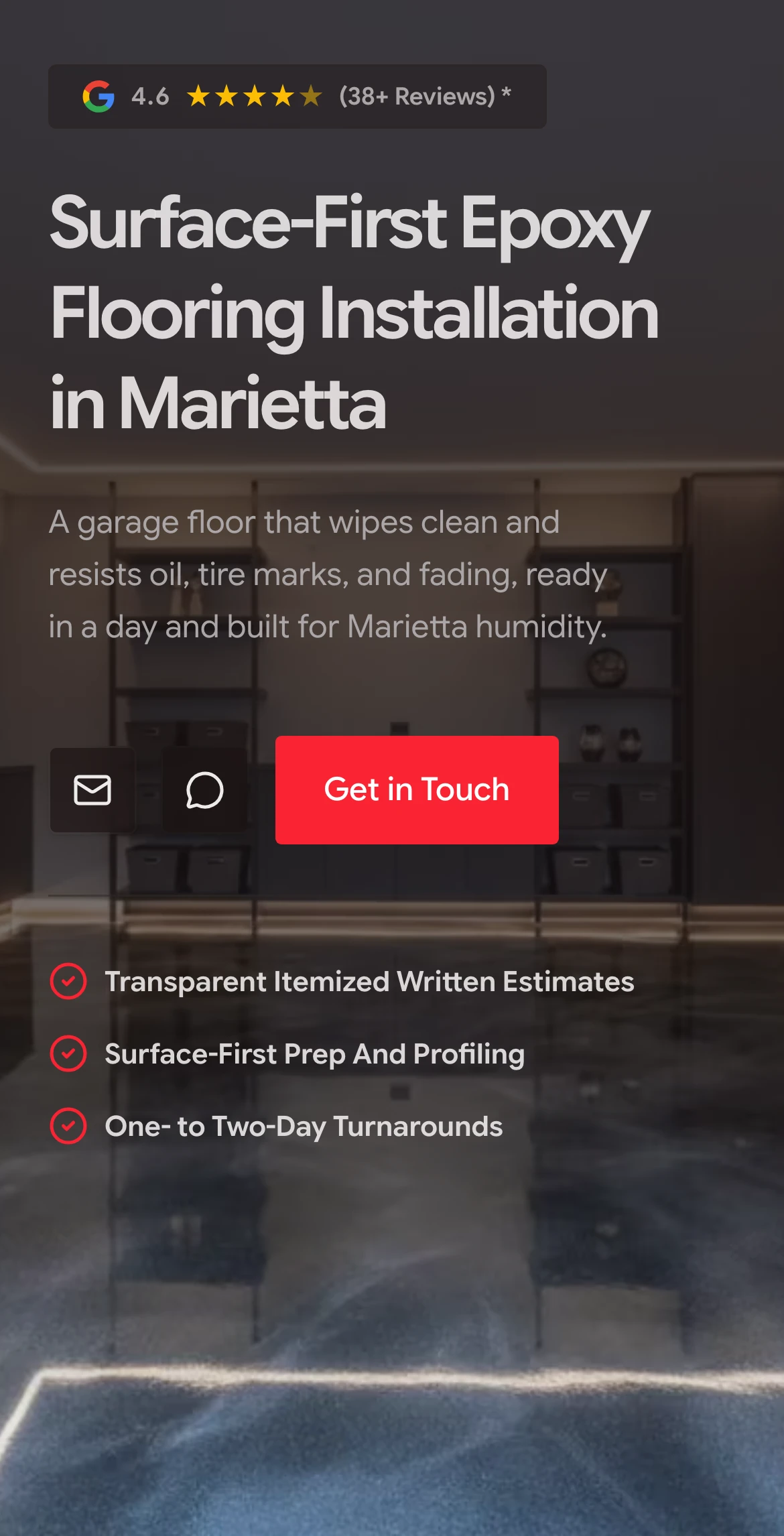 Marietta Epoxy Flooring on mobile