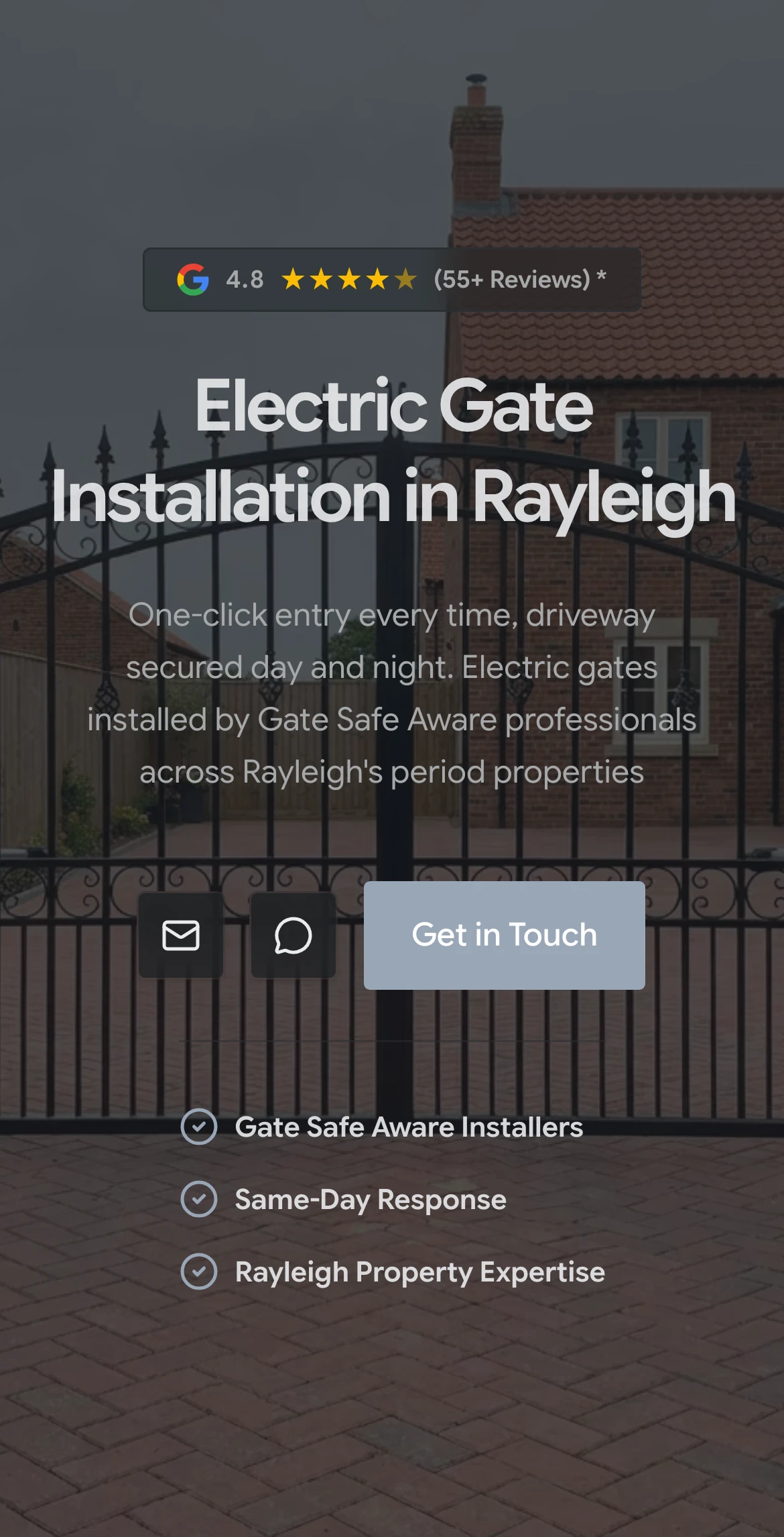 Rayleigh Electric Gates on mobile